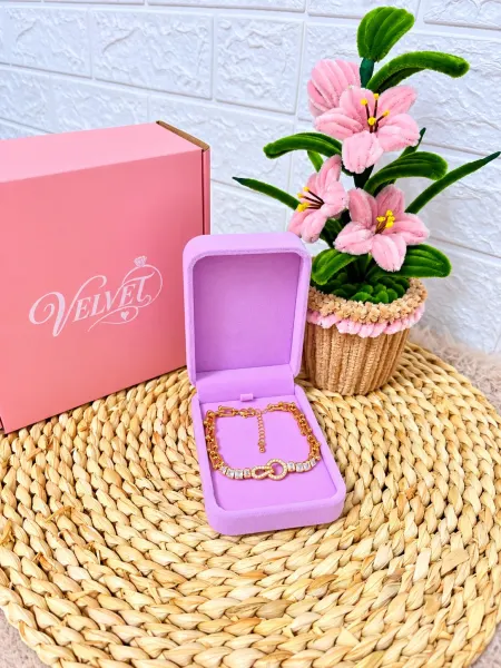 Pulsera Eslabones con Brillantes