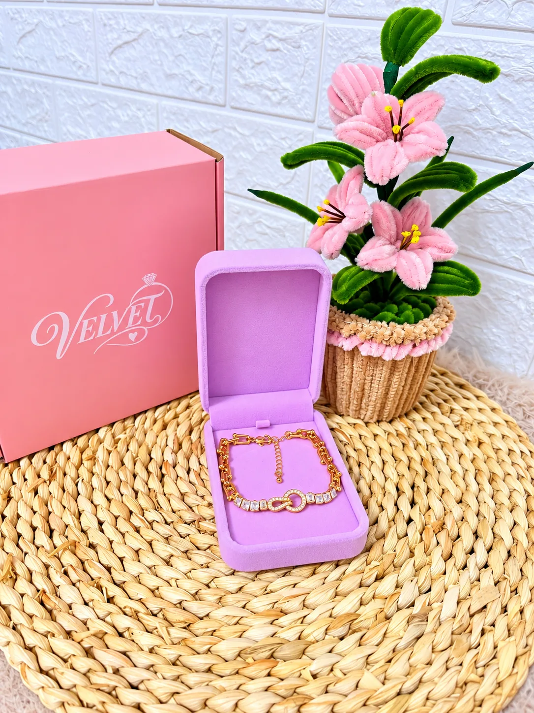 Pulsera Eslabones con Brillantes