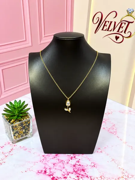 Collar Tulipán de Cristal