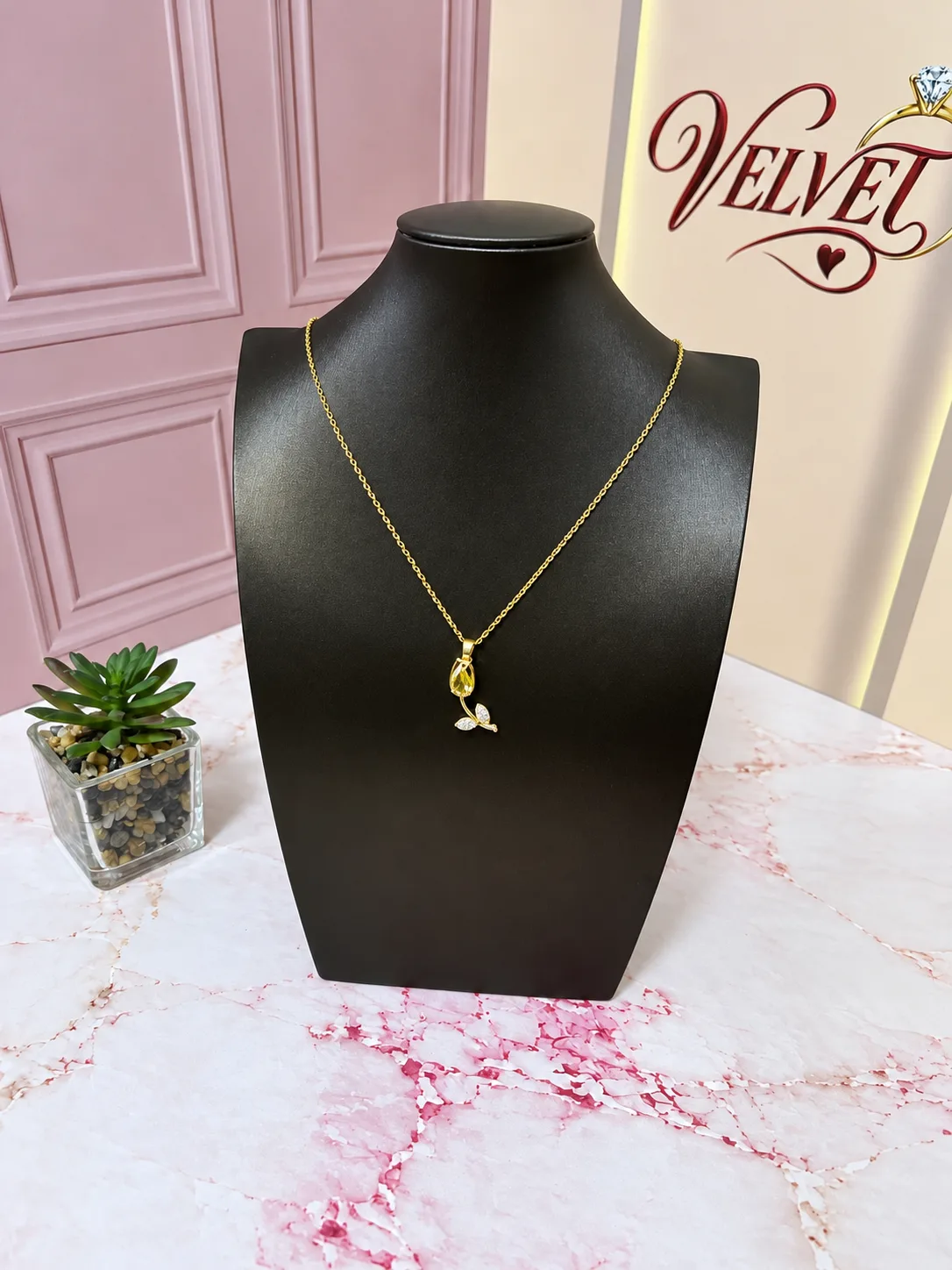 Collar Tulipán Ámbar