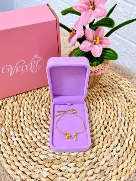 Pulsera Ajustable Piedra Ámbar