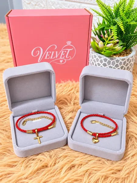 Pulseras de Pareja Hilo Rojo