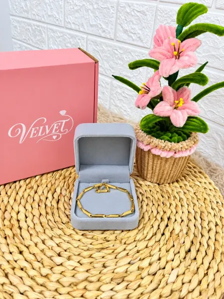 Pulsera Eslabones Dorados